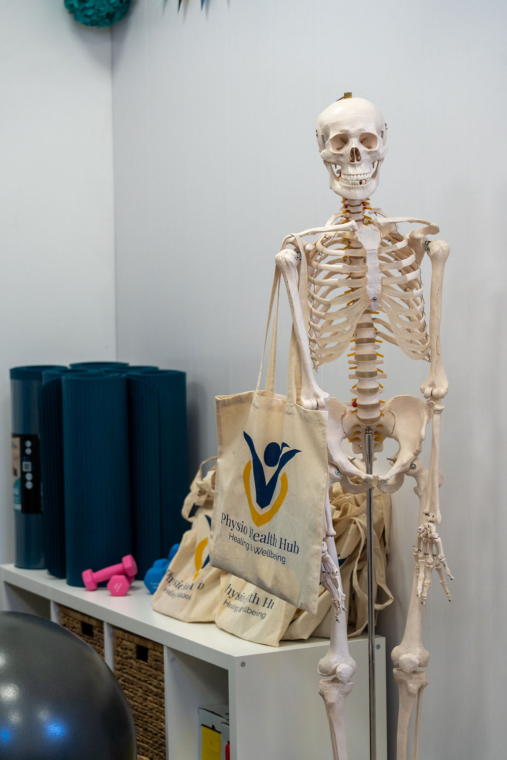 Rehabilitation equipment in the Physio Health Hub clinic