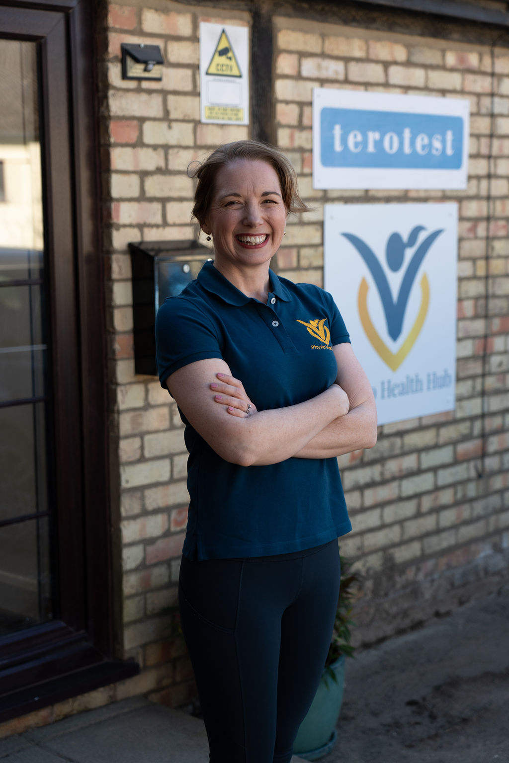 Vicky Sharpe outside the Physio Health Hub clinic at Manor Farm